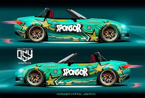 Jdm Style Livery Design By Osy Graphics Mazda Mx5 Miata Mazda Mx5 Jdm