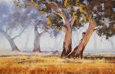 Australian Impressionist Landscape Painter Graham Gercken 1960 Fine