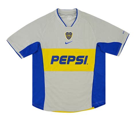 Camiseta Alternativa Retro Boca Juniors 2002 Mx