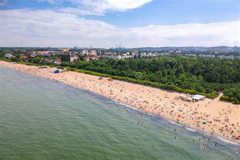 Summer Beach At Baltic Sea In Gdansk Poland Stock Photo Image Of
