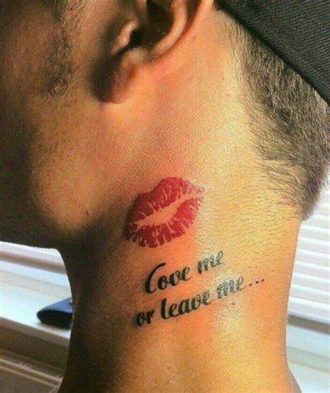 Meaning Of Lipstick Kiss Tattoo