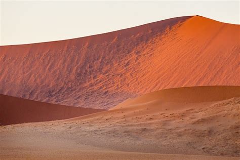 Free Photo Beautiful Scenery Of Sand Dunes In The Namib Desert