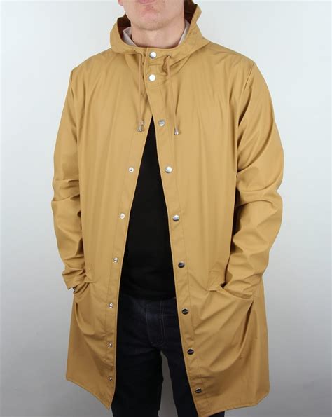 Buy rains men's white long jacket. Rains Long Jacket Khaki,rainproof,mac,coat,waterproof,mens