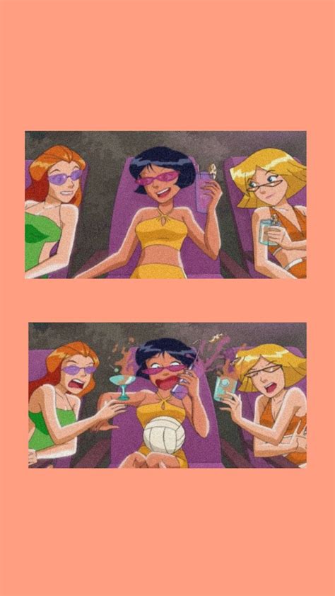 Totally Spies Fond Decran Dessin Fond Décran Coloré Fond Décran Rétro