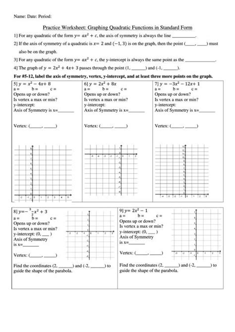 Teachers are better able to meet the unique needs of individual students, empowering them through personalized and timely feedback. Graphing A Parabola From Vertex form Worksheet Answer Key | Briefencounters