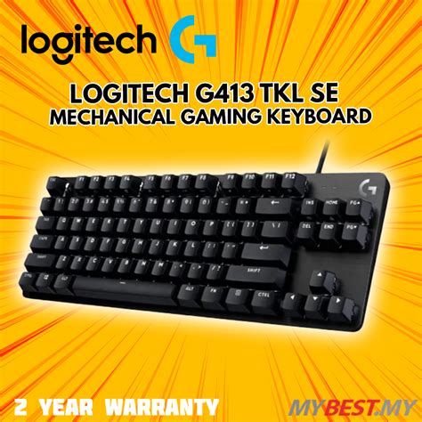 Logitech G413 Tkl Se Tactile Mechanical Gaming Keyboard