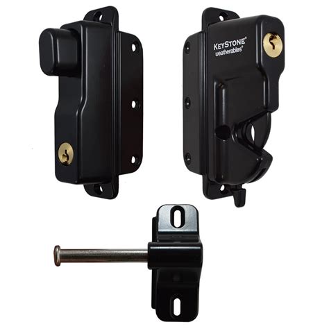 Are your old gate locks just not getting the job done anymore? Weatherables Keystone Black Zinc Diecast Metal 2-Sided Key ...