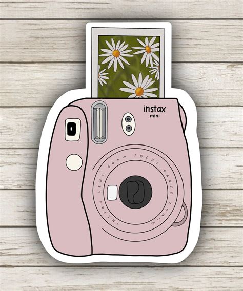 Polaroid Camera Sticker Instax Mini Sticker Waterproof Etsy