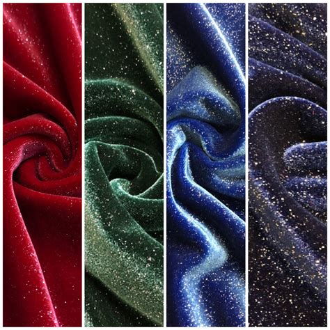 Glitter Velvet Holiday Fabrics Pine Crest Fabrics