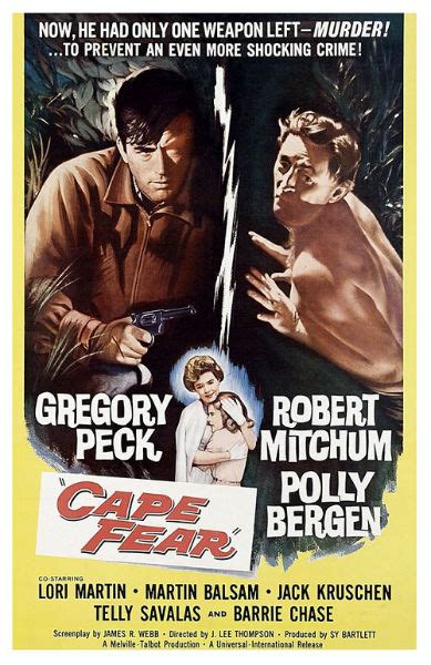 Tranquillement, max cady l'avertit qu'il est venu pour se venger, que son châtiment sera terrible et qu'il n'epargnera ni sa femme ni sa fille. Les Nerfs à vif (1962) - Cinebel