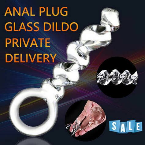 Larger Glass Dildo Clit G Spot Stimulator Anal Butt Plug Adult Sex Toys