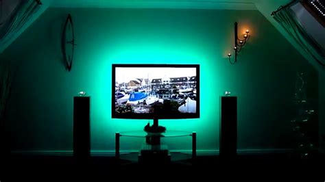 Rgb Led Lights Using 5m Strip For Tv Back Lighting Youtube