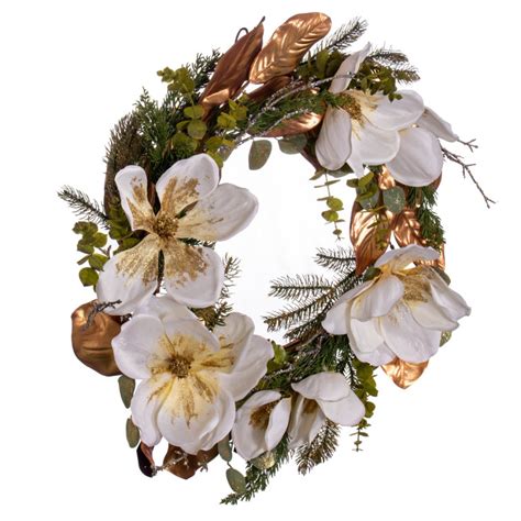 Primrue Faux Magnolia Polyester 30 Wreath Wayfair