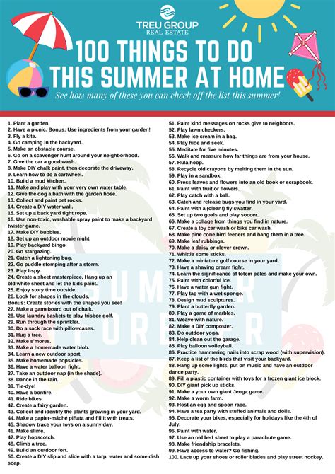 Things You Can Do This Summer F