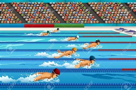 Competitive Swimmer Clipart Free Images At Vector Clip
