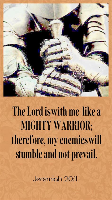 Jeremiah 2011 The Lord Is With Me Like A Mighty Warrior Jeremiah 20