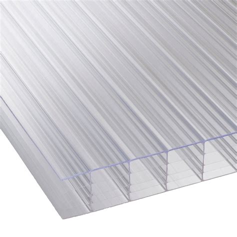25mm Clear Multiwall Polycarbonate Sheet 700mm Wide