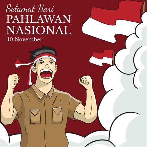 Selamat Hari Pahlawan Nasional Translation Is Happy Indonesian