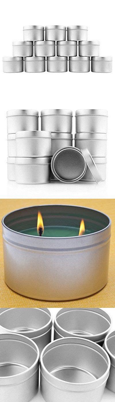 Jars And Containers 41368 4 Oz Small Candle Tins 12 Pack Metal