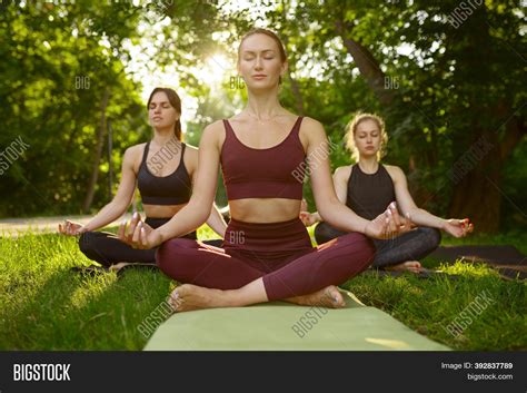 Peaceful Women Relax Image And Photo Free Trial Bigstock