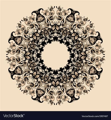 Elegant mandala Royalty Free Vector Image - VectorStock