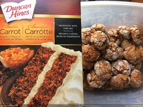 Scoop 1 rounds of dough onto baking sheet. Carrot Cake Crinkle Cookies Recipe