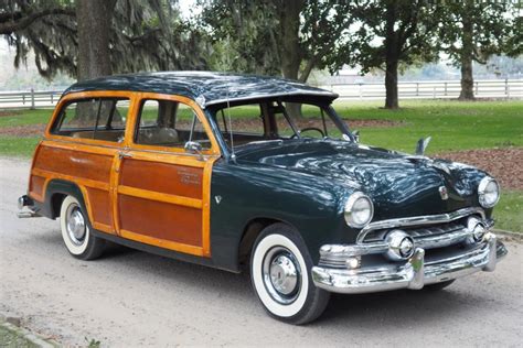 1951 Ford Country Squire V8 Woodie Wagon For Charity For Sale On Bat