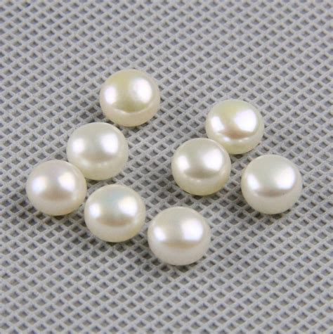 10pcs3 4mm Loose Button Pearl Pairsfreshwater Pearl Button Etsy