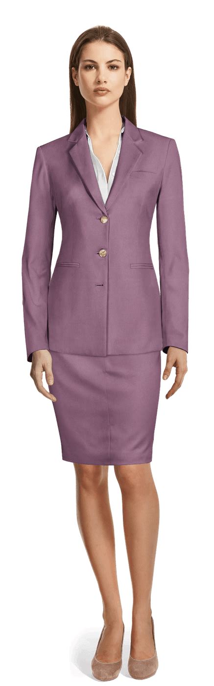 Purple Skirt Suit Sumissura
