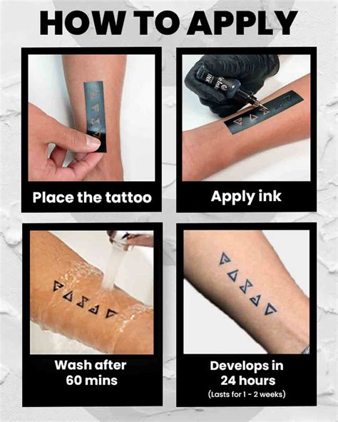 Top 124 How To Apply Fake Tattoo