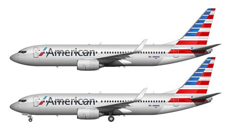 American Airlines 737 823 In The New Livery Norebbo