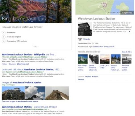 Previous Bing Homepage Quizzes