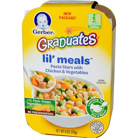 Gerber Graduates For Toddlers Lil Meals Pasta Stars With Chicken
