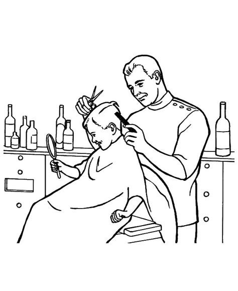 Once you find a printable coloring page you love, you want to make sure to use a set of colored pencils that you love. Barber Shop Coloring Pages at GetColorings.com | Free ...