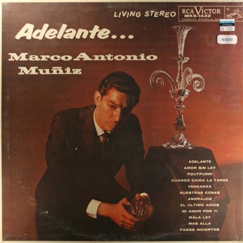 Todo esto y más lo llevó al exito. Marco Antonio Muñiz - Adelante...(Vinyl LP) - Amoeba Music