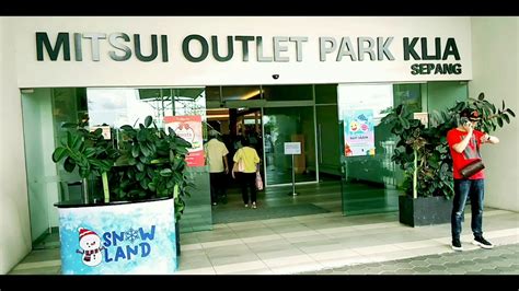 The architecture of mitsui outlet park also gives shoppers a spacious feel. MITSUI OUTLET PARK @ KLIA SEPANG - YouTube