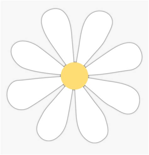 Stencil Svg Daisy Oxeye Daisy Hd Png Download Kindpng