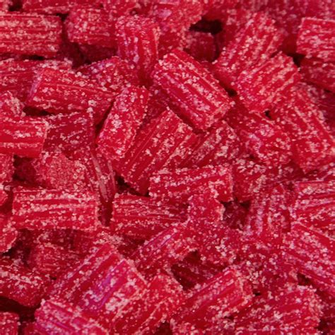 Red Sour Strawberry Bites Licorice Candy Bulk Candy Oh Nuts