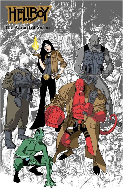 Hellboy Animated By ~dusty Abell On Deviantart Comic Books Art