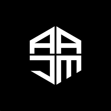 Ajm Letra Logo Creativo Diseño Con Vector Gráfico Ajm Sencillo Y