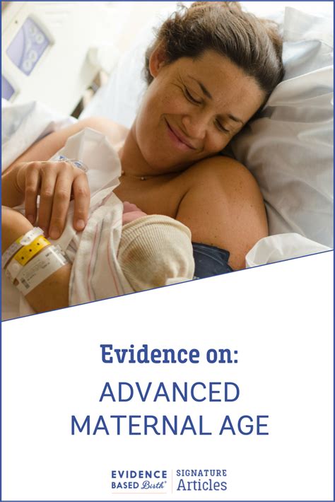 Evidence On Pregnancy At Age 35 And Older Evidence Based Birth