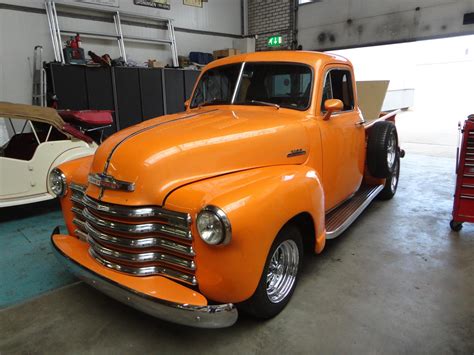 3 pick up the bill/tab informal to pay for something, especially when it is not your. Chevrolet-3100 Pick-Up '53 perfect | Joop Stolze Classic Cars
