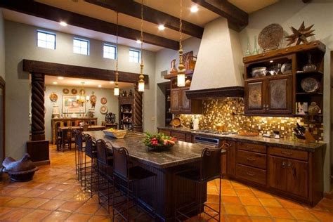 Wood kitchen island countertop provides a warm, organic landing surface in a kitchen whatever its style is and create timeless look. 17 Mexican Kitchen Styles that Enliven Your Home