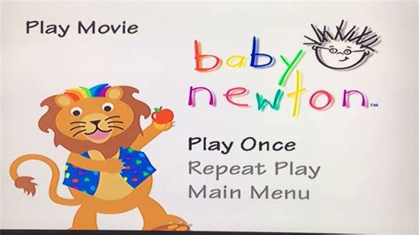 Opening To Baby Newton 2002 Dvd Youtube