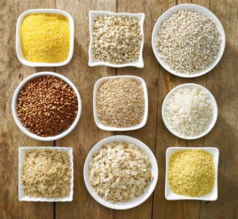 Various Types Of Cereal Grains — Stock Photo © Magone 58741489