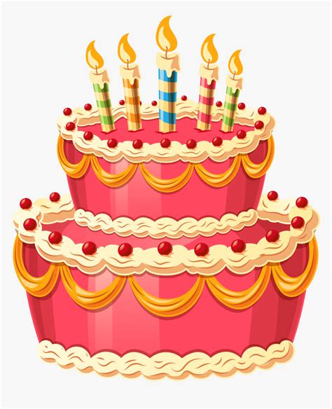 Birthday Cake Cartoon Png Transparent Png Transparent Png Image