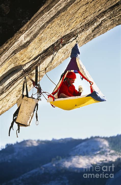 Rock Climber Bivouacked Photograph By Greg Epperson Fine Art America