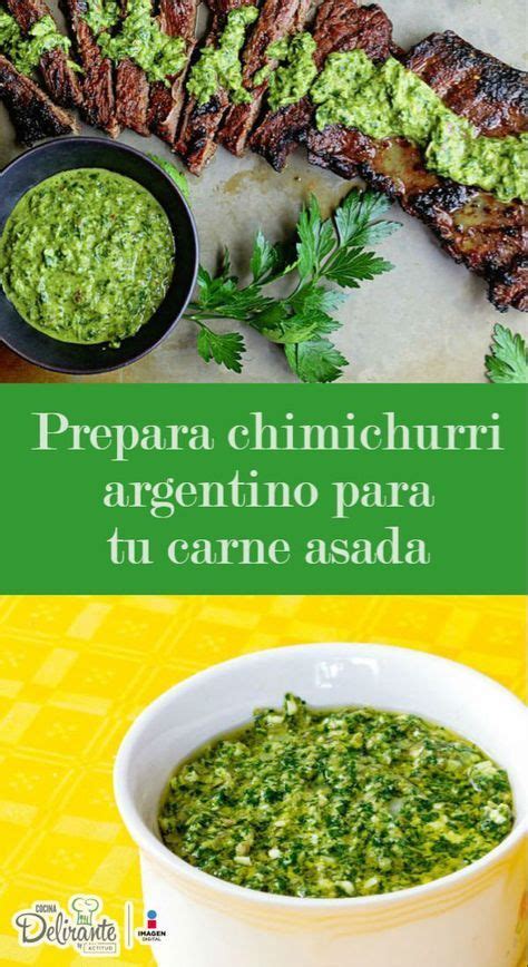 Prepara Chimichurri Argentino Para Acompa Ar Tu Carne Asada Receta De