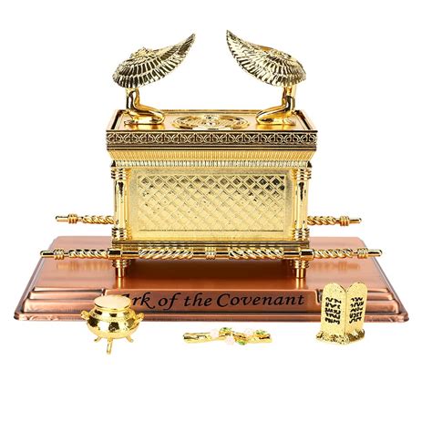 Brtagg The Ark Of The Covenant Replica Gold Plated Statue With Contents