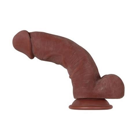 Evolved Real Supple Poseable Girthy Dildo Dark Sex Toys At Adult Empire